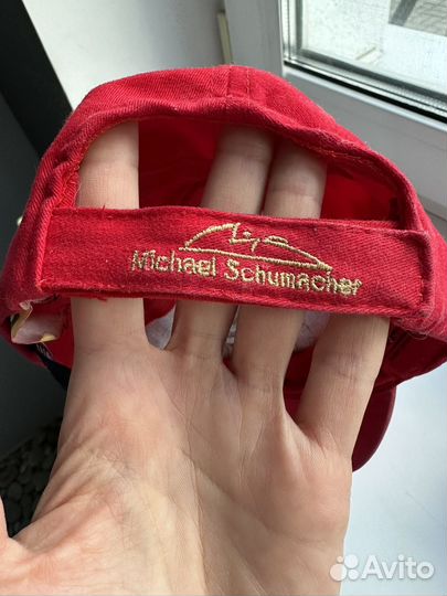 Бейсболка кепка michael schumacher красная