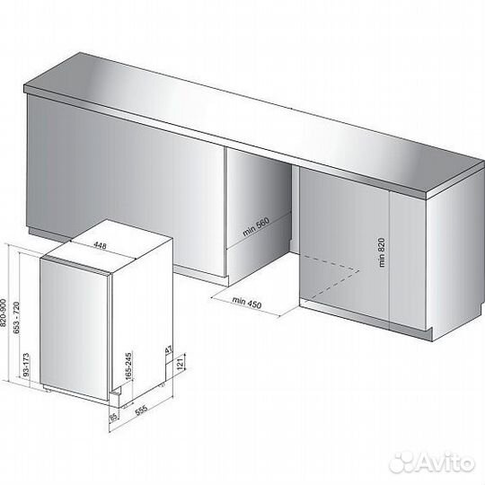 Встраиваемая посудомоечная машина Indesit dsic 3M19