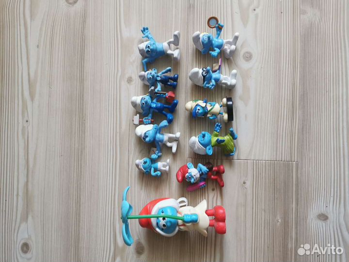 Смурфы и смурфета 11 шт