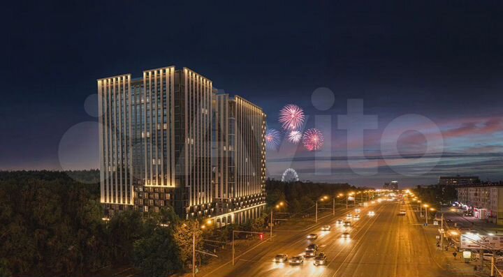 2-к. квартира, 46 м², 9/25 эт.