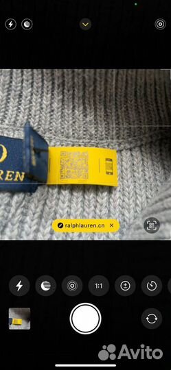 Кардиган базовый Polo Ralph Lauren серый вязаный