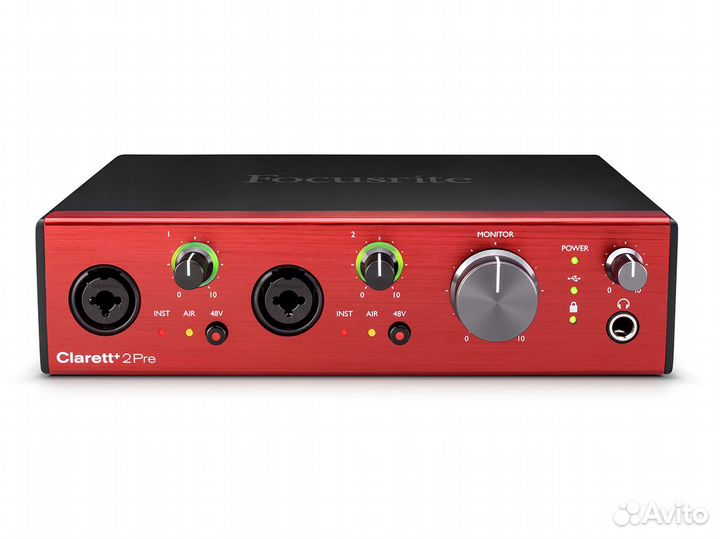 Focusrite Clarett+ 2Pre аудиоинтерфейс