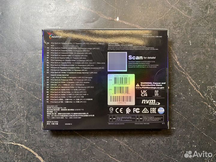 Новый ssd m2 adata