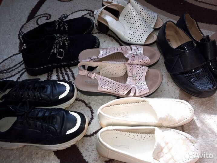 Обувь женская 38 размер пакетом
