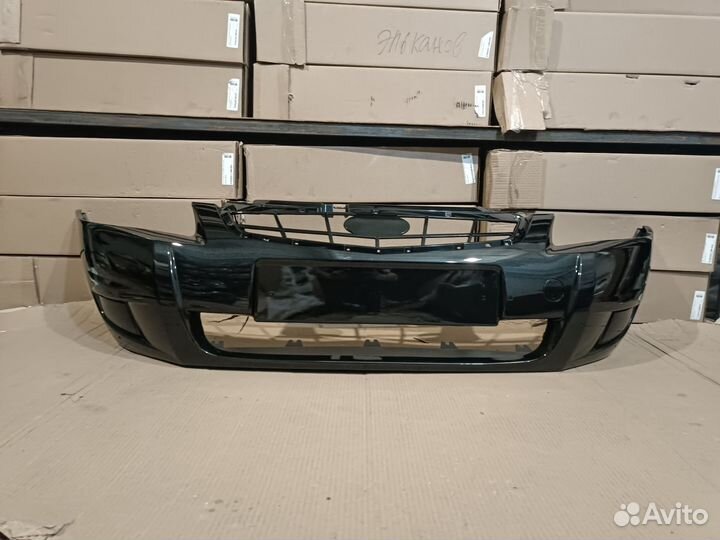 Бампер передний лада приора графитовый металлик