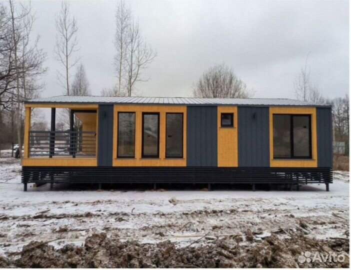 Каркасный дом на дачу, теплый 60 м кв Артикул до-1930