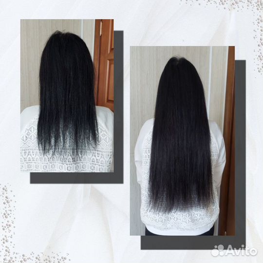 Наращивание волос. Кератин. Ботокс