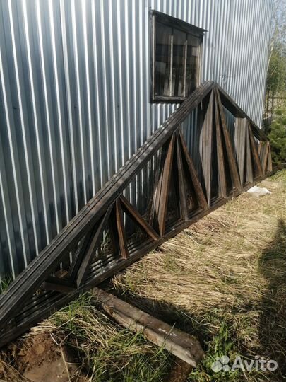 Фермы металлические для навеса