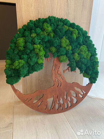 Панно из мха