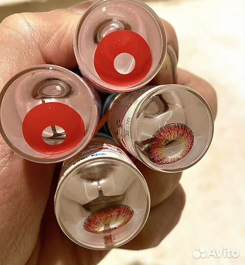 Линзы для глаз цветные Корея