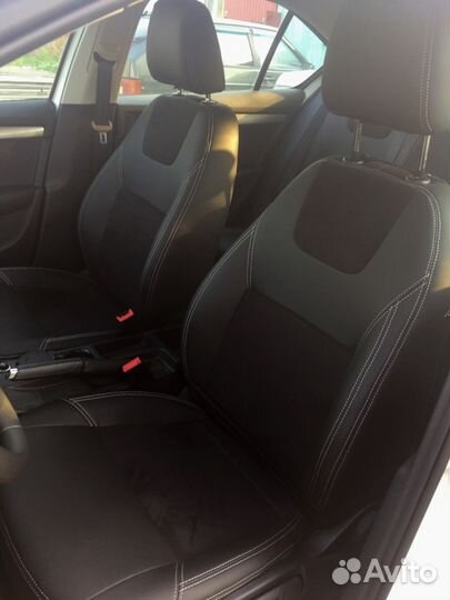 Премиум чехлы уровня перетяжки с Алькантарой