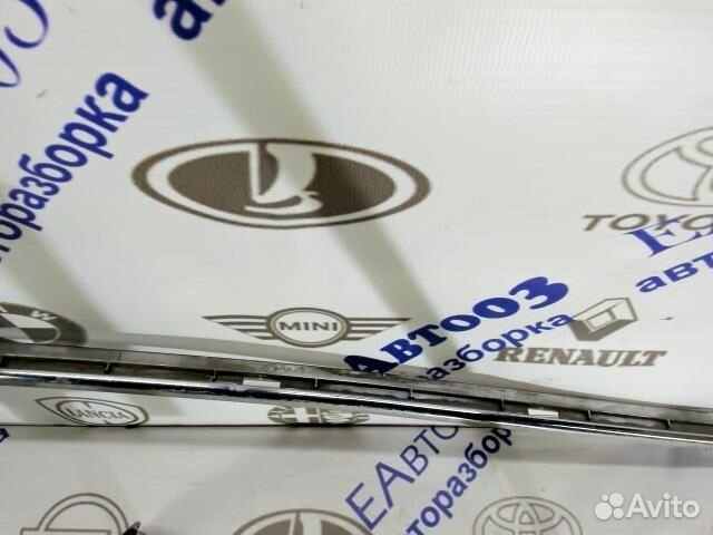 Молдинг заднего бампера левый (хром) BMW 5-серия E