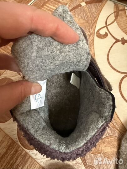 Демисезонные ботинки Котофей кожа/байка 23 Б/У