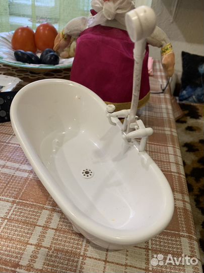 Кукла Барби,Ванная, стиральная машина для барби