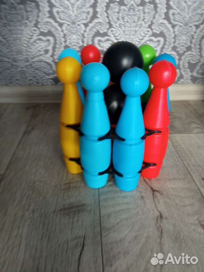 Кегли детские игра