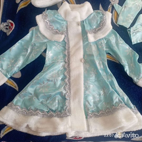 Костюм Снегурочки детский