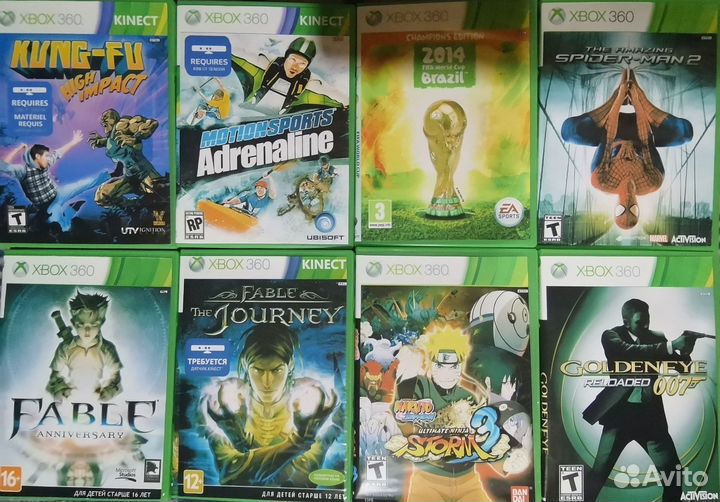 Xbox 360 диски игры