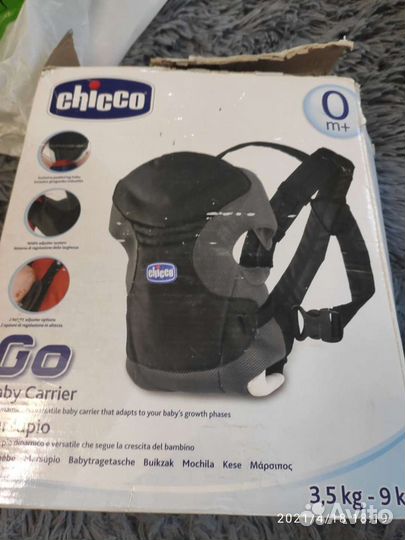 Кенгуру переноска Chicco Go Baby Carrier Marsupio