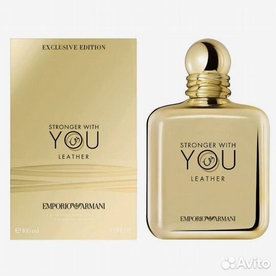 Духи armani stronger with you Leather