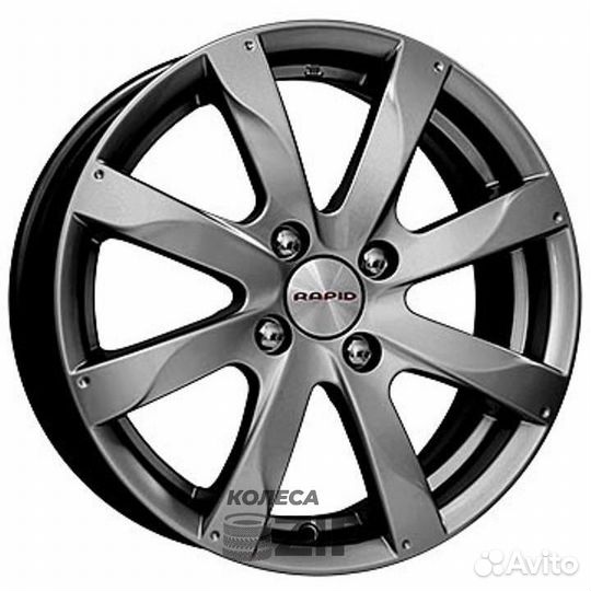 K&K Джемини 6x15 4*114.3 ET40 DIA66.1 Дарк платин