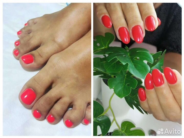 Маникюр и педикюр на дому