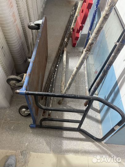 Тележка с платформой для коробок прочная