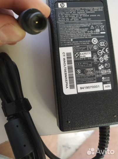 Зарядное устройство для ноутбука HP новое