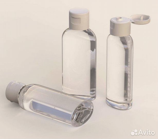 Флаконы разных форм, колпачки, распылители, дозато