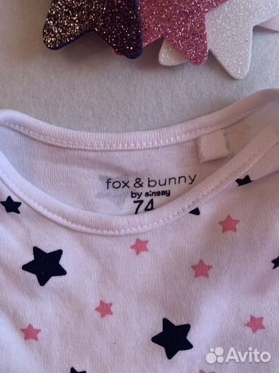 Боди новое для девочки 74