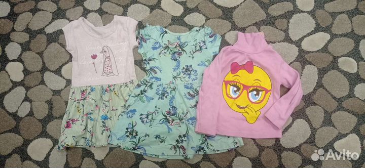 Вещи пакетом на девочку 1-3 года