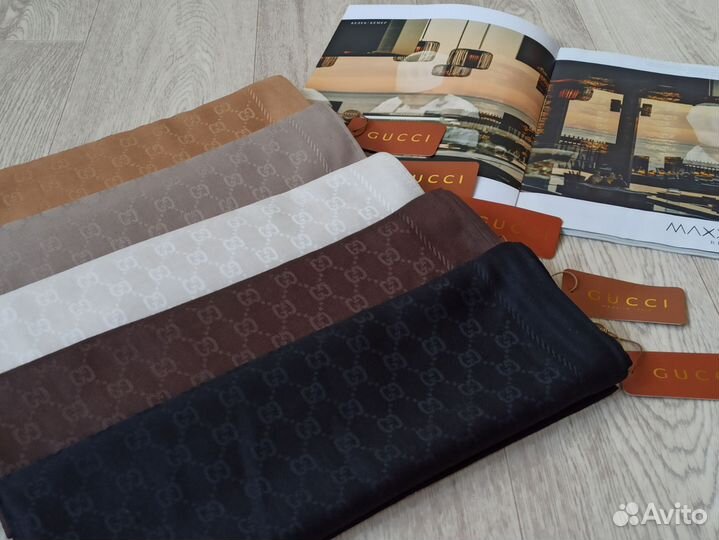 Палантин Кашемир Gucci красный