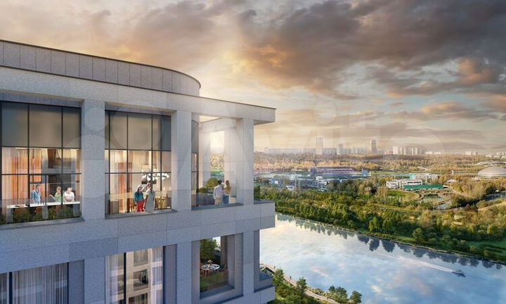 2-к. квартира, 71,1 м², 2/13 эт.