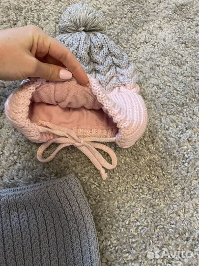 Зимняя шапка и снуд