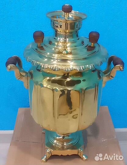 Самовар угольный 6 л, форма Фонарь, 20-е, нэп. Тул