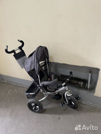 Велосипед коляска с ручкой