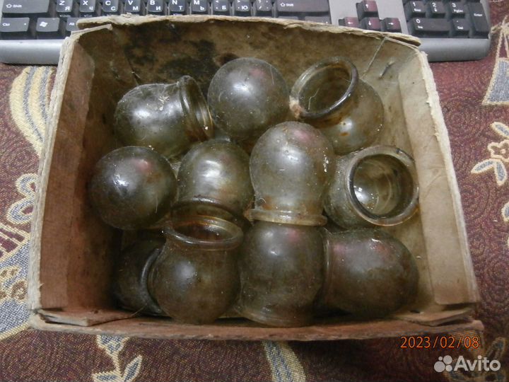 Медицинские банки стеклянные