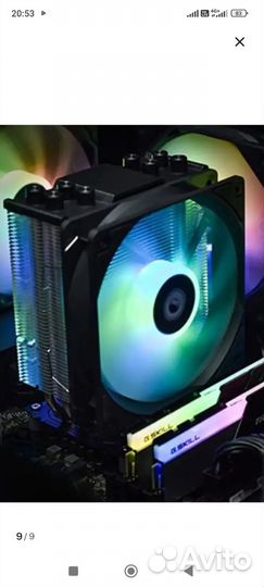 Башенный кулер deepcool (практически новый)