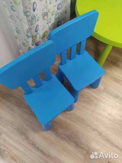 Стол и стулья IKEA маммут