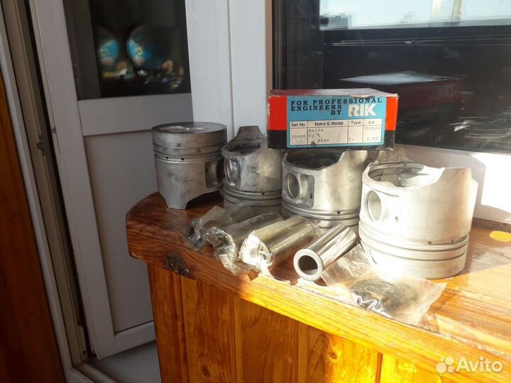 Комплект поршней +колец ремонтные 0,5
