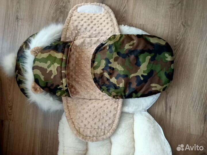 Зимний конверт для новорожденных