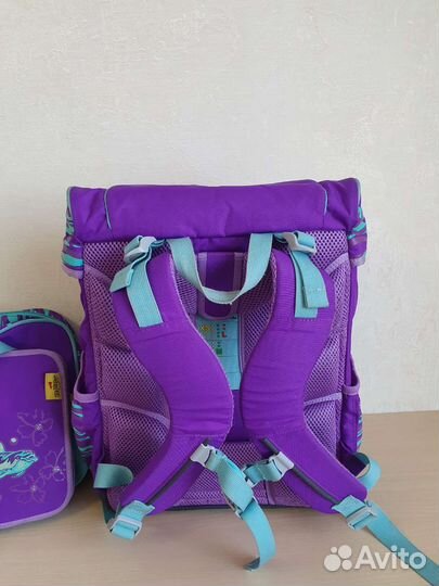 Ранец DerDieDas Ergoflex серебристый дельфин