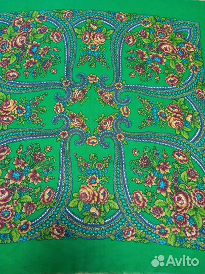 Павловопосадский платок шерсть