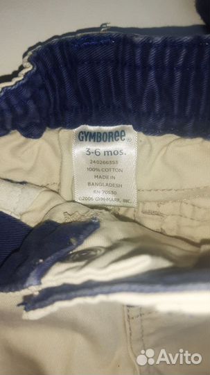 Боди Gap и штаны Gymboree на 62-68