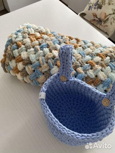 Комплект на выписку вязанный