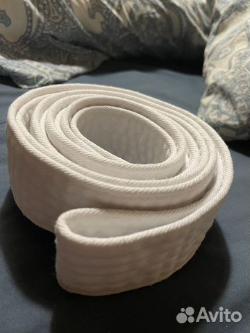 Пояс белый карате