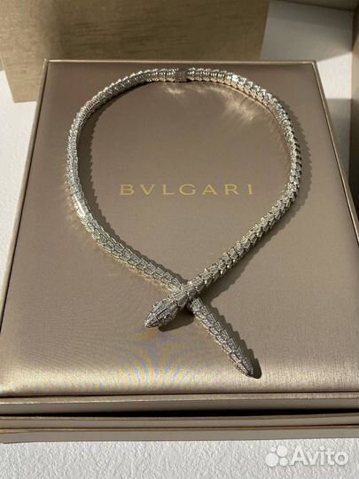 Браслет серебряный Bvlgari