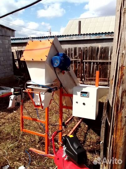 Дозатор фасовочный весовой дв-7 для пеллет, угля