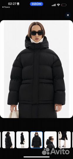 Пуховик top top 2 в 1 новый 46
