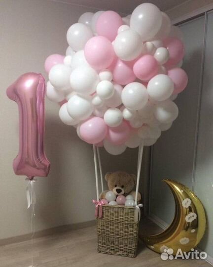 Воздушный шар из шаров