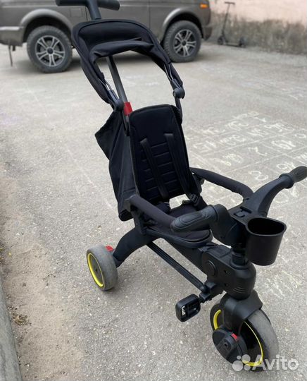 Велосипед детский трехколесный складной